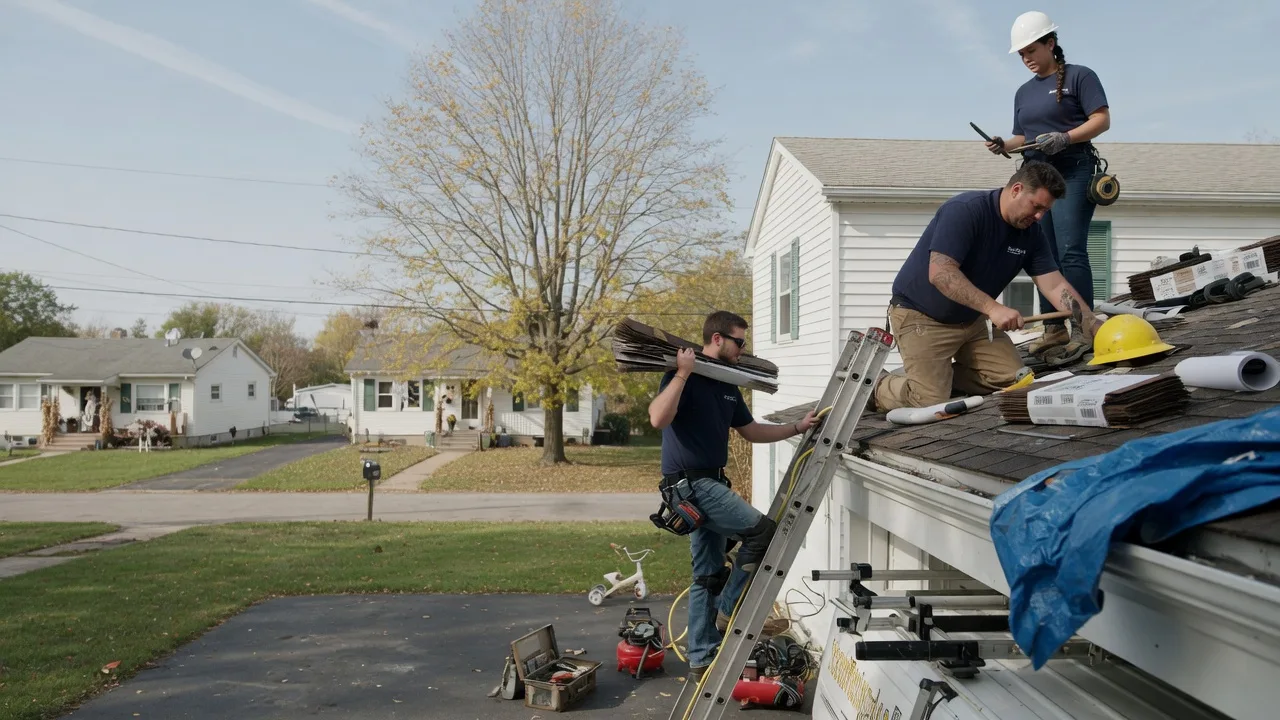 Local Roofing Contractors in Groveland, IL near me